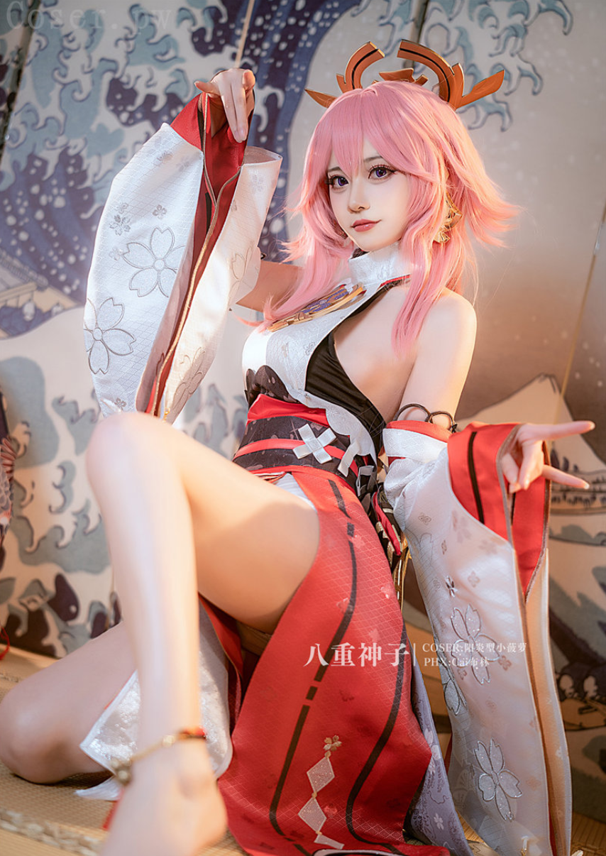 阳炎型小菠萝 八重神子cos【极品最新cosplay写真分享】